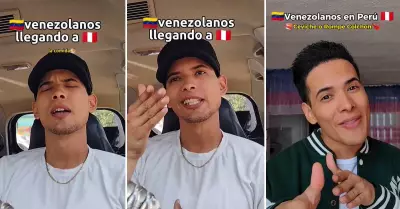 Venezolano revela su experiencia en Perú.