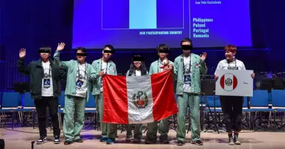Estudiantes peruanos ganaron medallas de plata en concurso internacional.