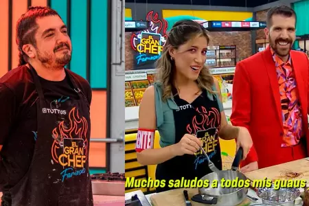 Ftima Aguilar a perros y gatos como Mauricio Mesones en 'El Gran Chef Famosos'.