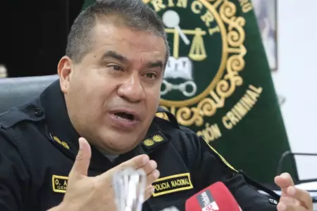 PNP sobre liberacin de presunto cmplice del 'Maldito Cris'.