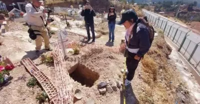 Profanan tumba de beb en Cusco y se llevan su cuerpo.