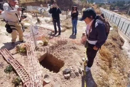 Profanan tumba de beb en Cusco y se llevan su cuerpo.
