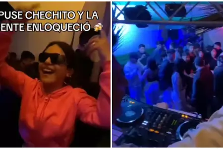 DJ peruano pone canciones de Chechito en discoteca