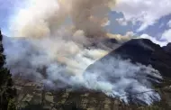 Cusco: Liquidan incendio forestal que dur 3 das cerca del parque arqueolgico de Mauka Llaqta
