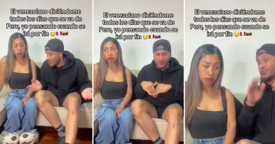 Le dice a su novia peruana que regresar a Venezuela y ella lo sorprende.