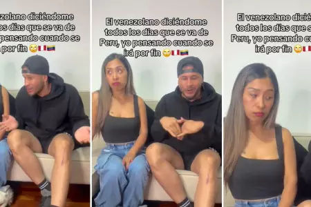 Le dice a su novia peruana que regresar a Venezuela y ella lo sorprende.