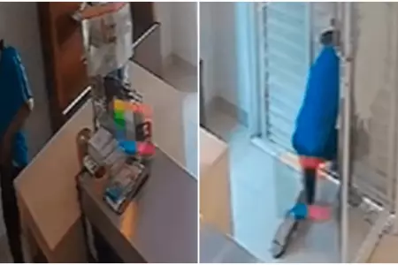 Ladrn se convierte en rehn dentro de tienda que intentaba robar