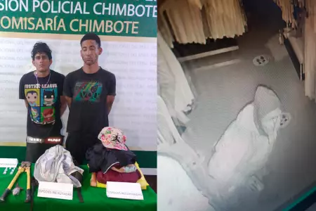 ncash: Capturan a cinco sujetos por robo en el distrito de Chimbote