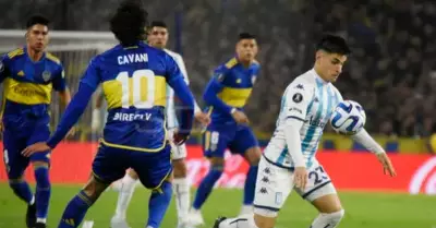Con Lus Advncula, Boca Juniors empat 0-0 con Racing en Copa Libertadores.