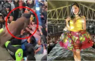 Yarita Lizeth se lanza sobre el pblico durante concierto en Puno: "Estaba buenazo!"