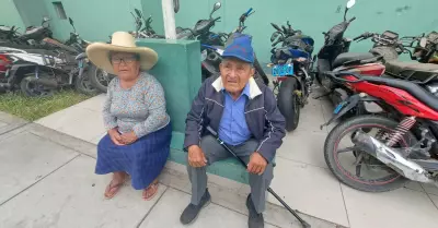 Pareja de ancianos llegan desde Huamachuco, toman taxi y les roban sus pertenenc
