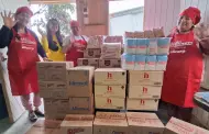Exitosa y Alicorp realizan la entrega de donaciones a la olla comn 'Hijos de la zona N'