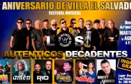 ¡Gratis! Villa El Salvador celebra su 52 aniversario con gran festival junto a Los Auténticos Decadentes, Rio y más