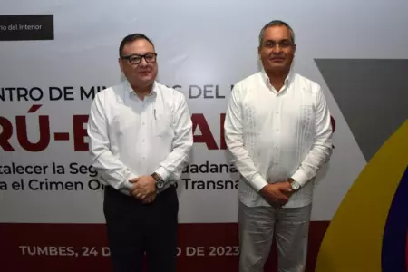 Per y Ecuador firman convenio para luchar contra el crimen organizado transnaci