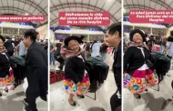 "La vida es una sola": Abuelita conmovi a todos con sus mejores pasos de baile de huaylas