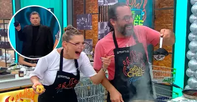 'Loco' Wagner quem su papa rellena en 'El Gran Chef Famosos'.