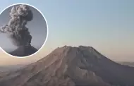 Moquegua: Volcán Ubinas realizó nueva erupción expulsando cenizas hasta los 4000 metros de altura