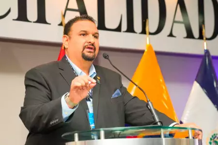 Gustavo Acevedo, alcalde de distrito en El Salvador.