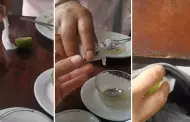 "Se llev lo ms valioso": Hombre guarda trozo de limn que no utiliz en restaurante