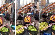 "Por el oro verde": Vendedor de limones sorprende al ser 'custodiado' por curiosos vigilantes
