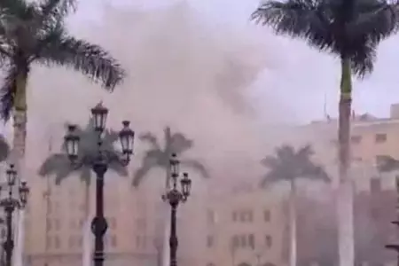 Incendio sorprende durante festividad por el da de Santa Rosa de Lima.