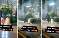 Su pareja le hace berrinche en la calle, pero peruano reacciona de forma peculiar: "Yo pobre y solo"