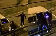 SJL: Delincuentes utilizan rompemuelles para asaltar a mano armada a conductores y pasajeros de colectivos
