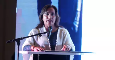 Dina Boluarte particip en lanzamiento de intervencin 'Cambiando Rumbos'.