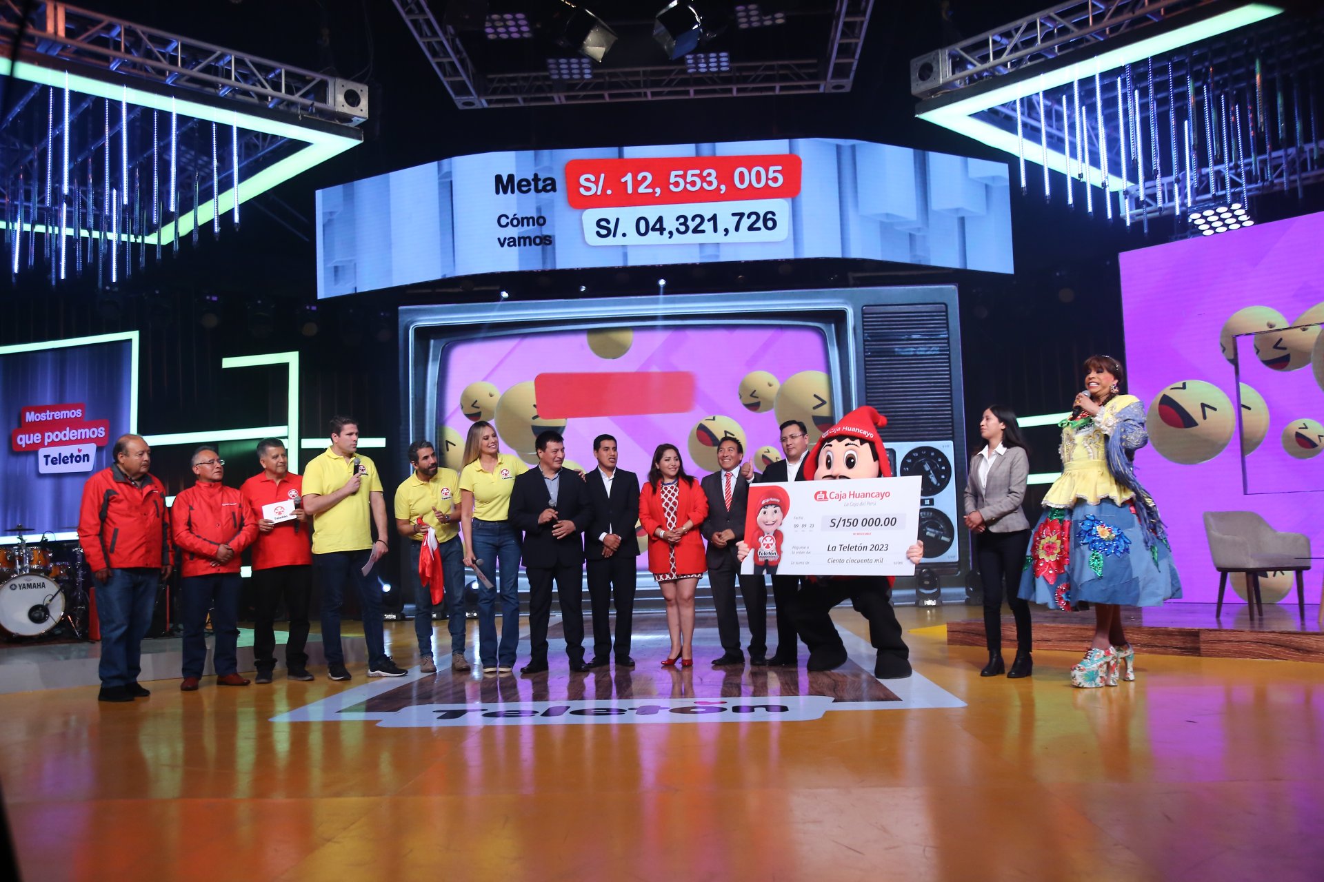 Caja Huancayo apoya a la Teletón 2023 con importante donativo Exitosa