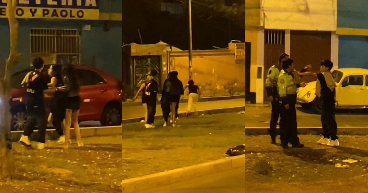 Adolescentes en estado de ebriedad protagonizan pelea callejera y ...