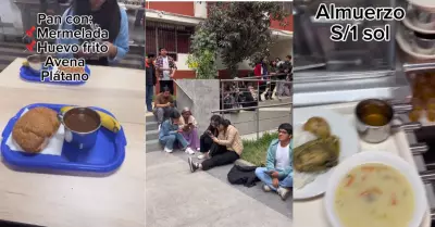 Universitaria revela que paga un sol para almorzar en la Villarreal.