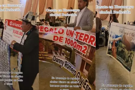 Regalos en bodas de Huancayo valen miles de soles