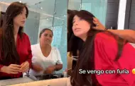 Muy amigas! Sheyla Rojas publica divertido video de TikTok junto a su trabajadora del hogar