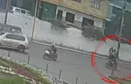 SJL: Motociclista asesin de un disparo en la cabeza a un hombre en presencia de policas