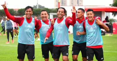 ltimo entrenamiento previo al partido ante Paraguay.