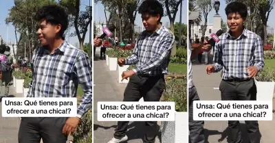 Joven dice sus secretos para conquistar a una chica en Arequipa.