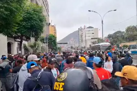 Comerciantes de Mesa Redonda y Gamarra protestaron por inseguridad hacia Palacio