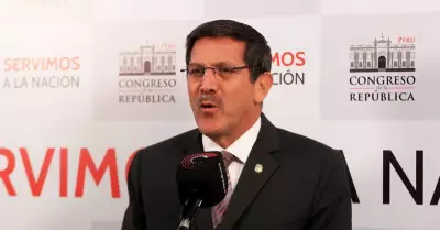 Ministro de Defensa, Jorge Chvez.