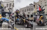 ¡Increíble! Mototaxi sorprende por su estilo 'Mad Max' en Cercado de Lima
