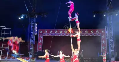 Trapecista cay de ms de 10 metros en circo de Chimbote.