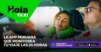 Hola Taxi, al app peruana que monitoriea tu viaje