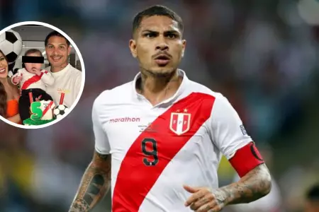 Ana Paula Consorte alienta a Paolo Guerrero.