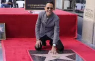 Marc Anthony recibe su estrella en el paseo de la fama de Hollywood: "Esto es gracias a ustedes"