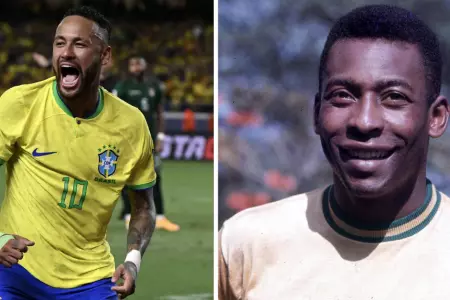Neymar supera a Pelé y se es el máximo goleador de Brasil.
