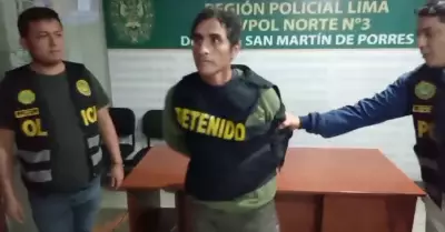 PNP detiene a sujeto que acuchill a su amigo.