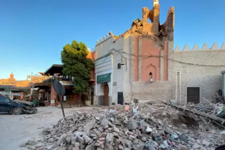 Terremoto de magnitud 7,2 en Marruecos.