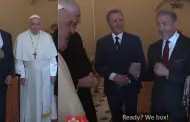 Sylvester Stallone "reta" al papa Francisco a una pelea de box en el Vaticano: "Listo para boxear?"