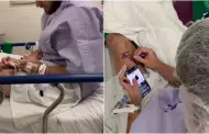 "No tocar": Paciente evita confusiones en ciruga pintando un mensaje en su pierna sana