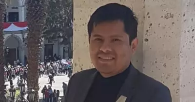 Subprefecto del distrito de Tiabaya, Luis Eduardo Neira Linares.