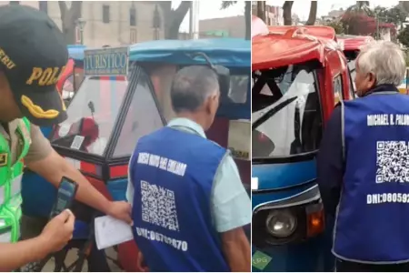 Mototaxistas del Rmac adoptan chalecos con cdigos QR en su lucha contra la ins